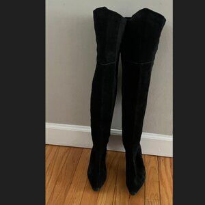 SASCHA LONDON tall knee suede boots 7 1/2